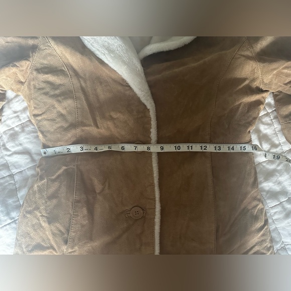 Adler Collection Vintage Shearling Lined Leather Jacket - S - Picture 15 of 15